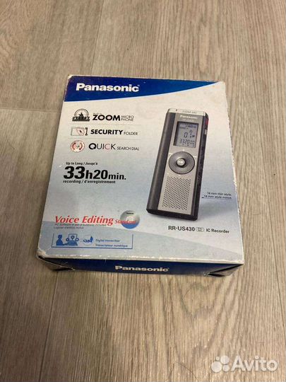 Диктофон panasonic