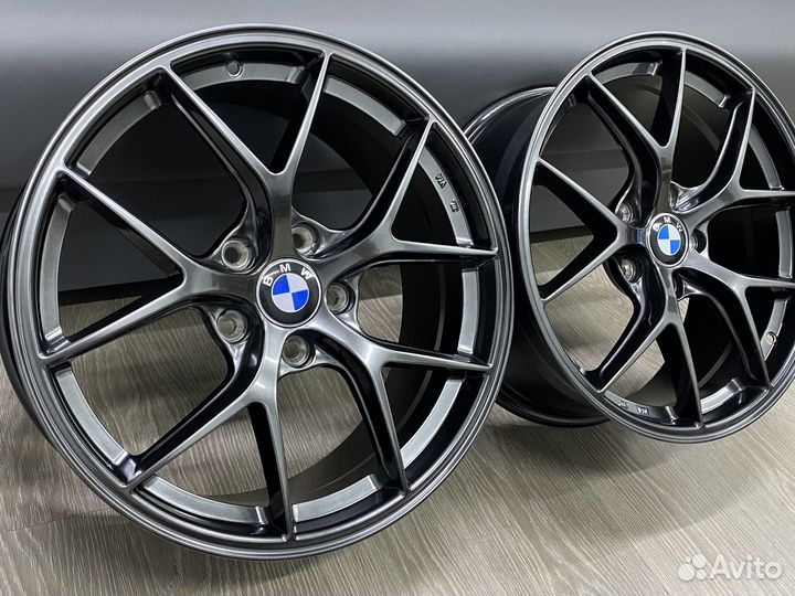 Диски одноширокие XTX001 R18 5*120 на BMW F10 F30