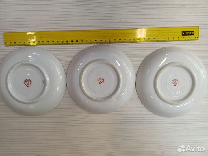 Блюдца СССР, песочное, доборы Берёзка / Рябинка