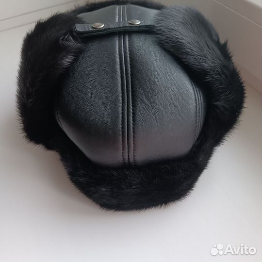 Норковая шапка мужская, 59 размер