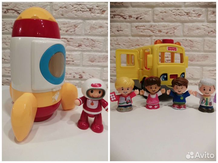 Игрушки elc, fisher-prace