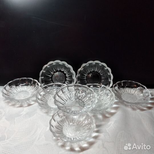 Розетки для варенья хрусталь