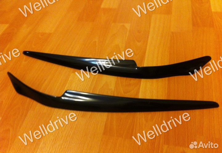 Реснички Mitsubishi Lancer X 10 абс тюнинг