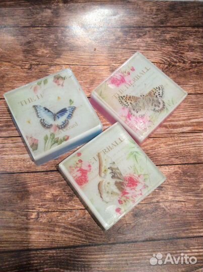 Мыло с картинками ручной работы