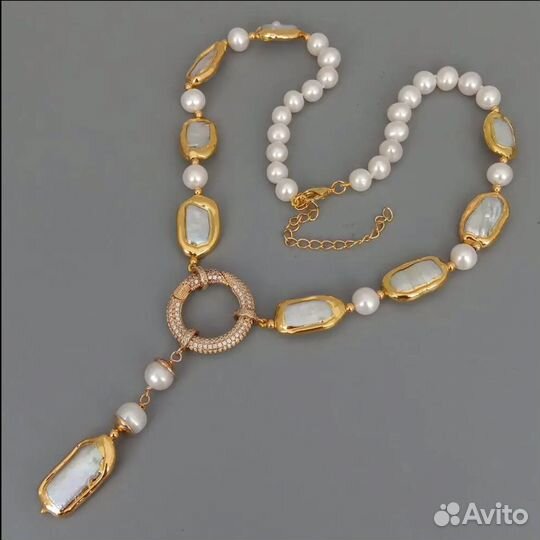 Колье жемчуг