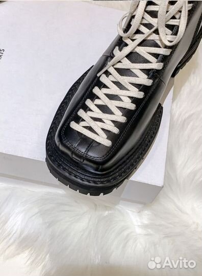 Сапоги кожаные женские 38