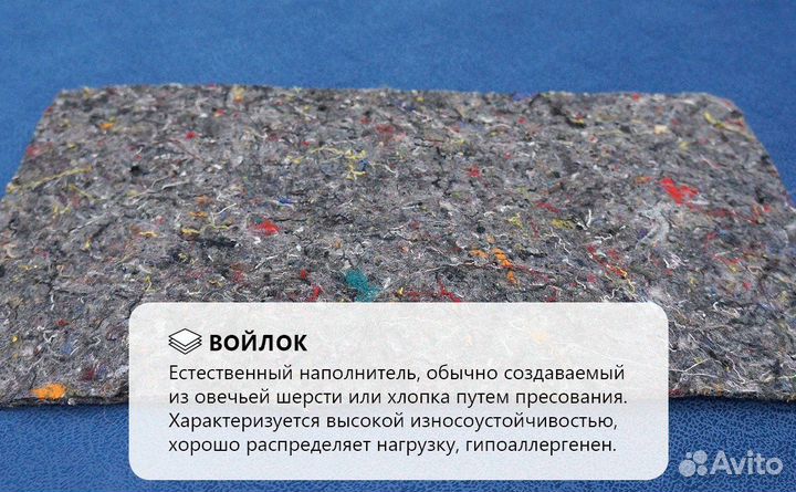 Матрас Жёсткий 180х200 см