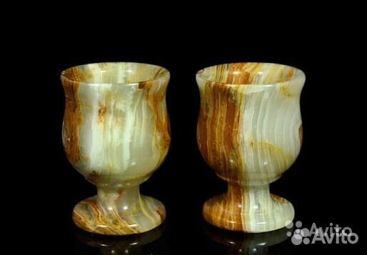 Рюмки из оникса в подарочной коробке