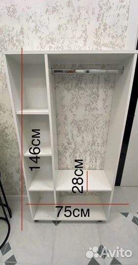 Вешалка напольная деревянная на колесиках NEW