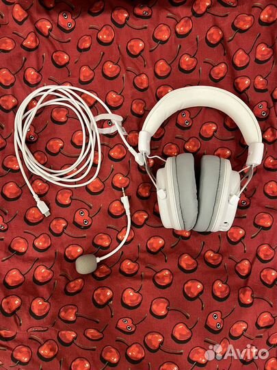 Наушники Zet gaming blackout белые