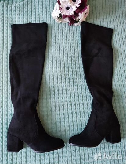 Сапоги женские ботфорты осень-весна