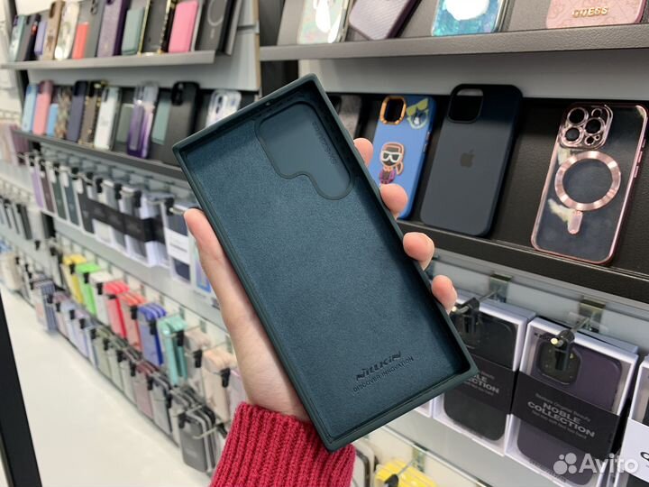 Силиконовый чехол Nillkin для Samsung S23 Ultra