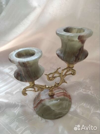 Подсвечник, статуэтка, часы