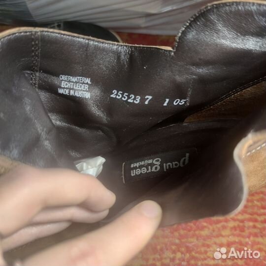 Винтажные ботильоны 38,5