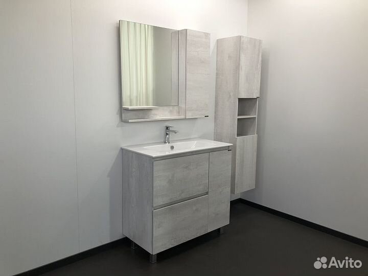 Зеркало со шкафом Comforty Верона 90 00004136714 Дуб белый