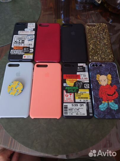 Чехлы на телефон iPhone 8s+ цена за все