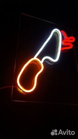 Вывески из гибкого неона