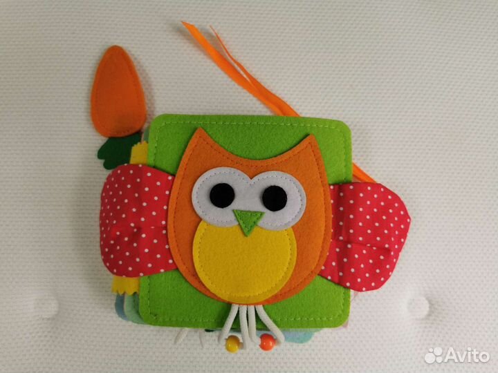 Тактильная книга из фетра