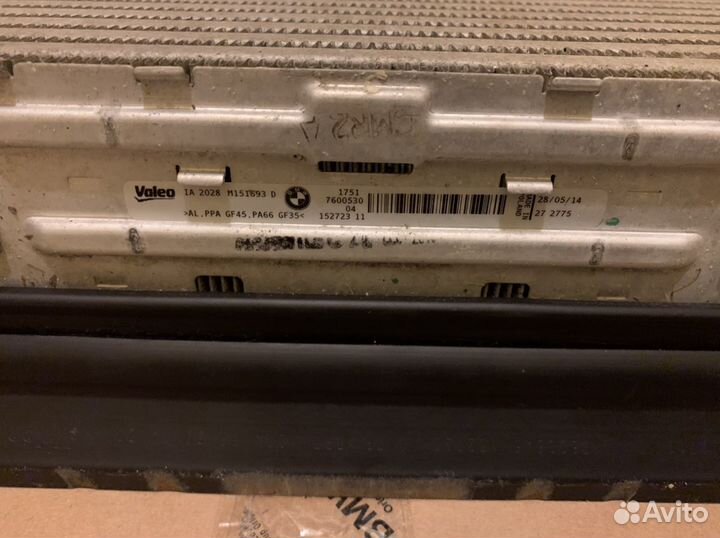 Интеркуллер, Охладитель воздуха BMW F30N47 7600530