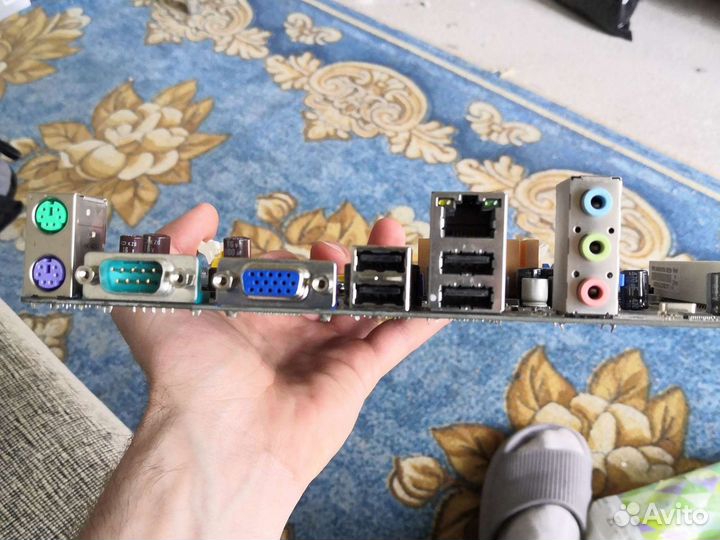 Материнская плата Intel NH82801 и блок пит. 500w