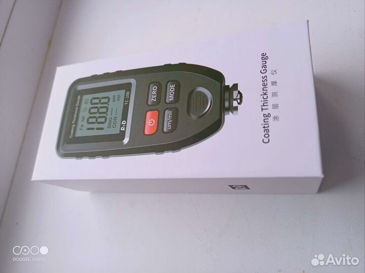 Толщиномер R&D TC100 новый + батарейка