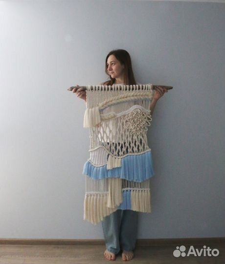 Панно макраме: Макраме гобелен