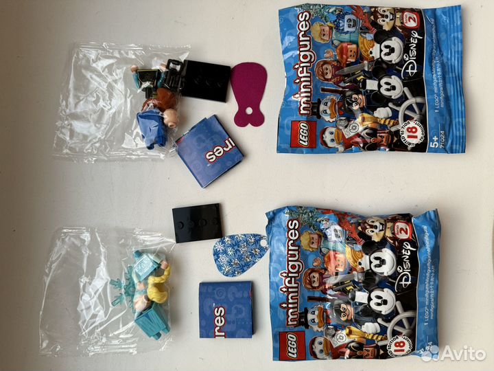 Lego minifigures эльза и анна