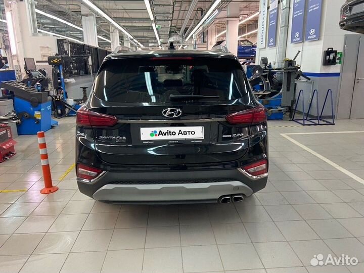 Hyundai Santa Fe 2.2 AT, 2019, 133 636 км
