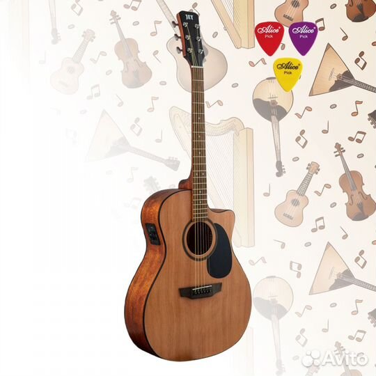 Акустическая Гитара (Индонезия) + Чехол