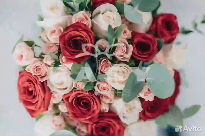 Букет 51 белая роза Цветы с Доставкой