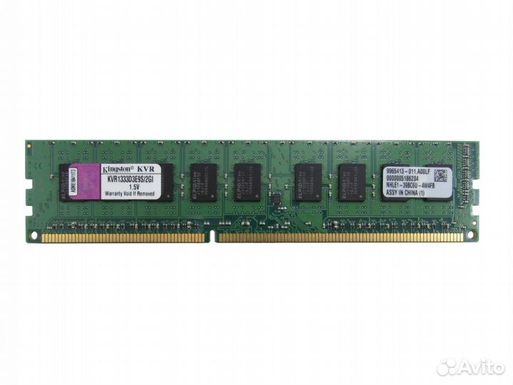 Оперативная память Kingston KVR1333D3E9S/2GI 2GB