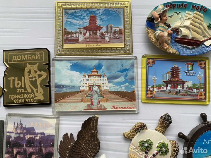 Магниты на холодильник. Города