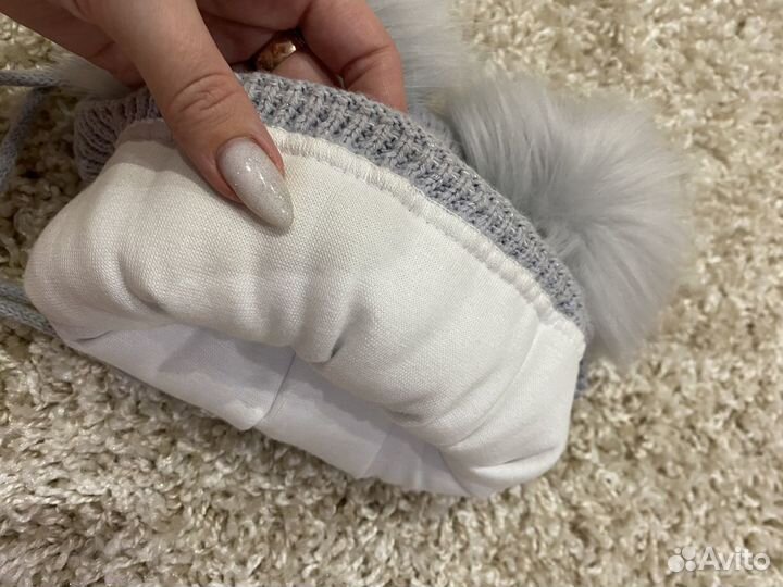 Шапка зимняя для девочки 48 50