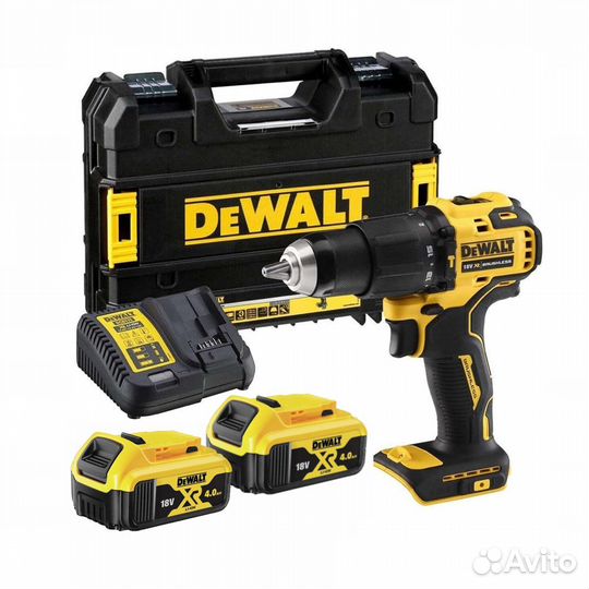 Аккумуляторная дрель-шуруповерт dewalt DCD709M2T