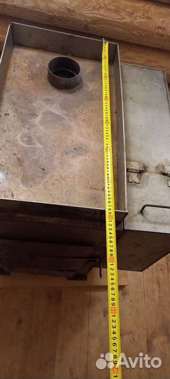 Печь банная с баком, нержавейка