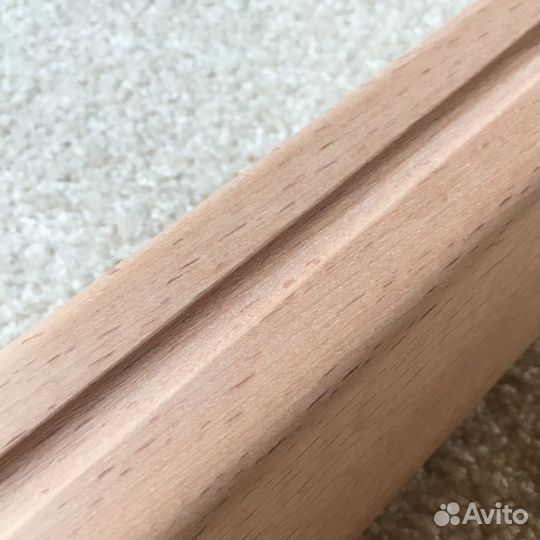 Колодка для вто двусторонний утюжок (бук) с желобк