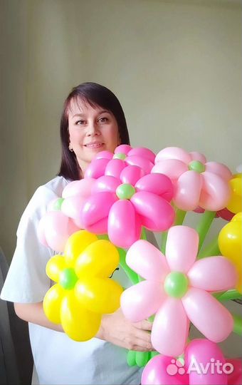 Креативные фигуры из воздушных шаров фотозоны