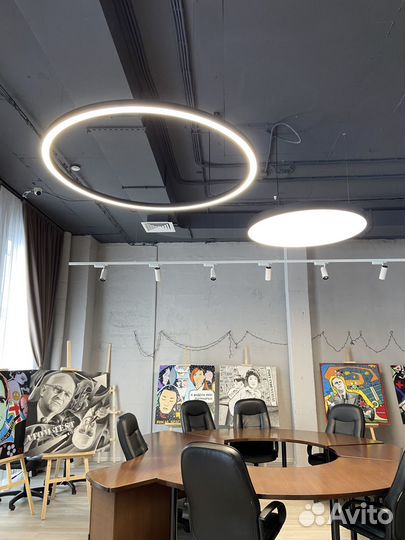 Круглый светодиодный светильник (кольцо)