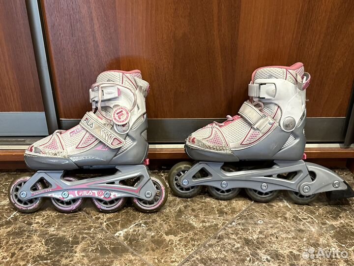 Раздвижные детские роликовые коньки Fila 29-32
