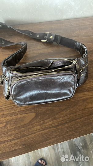 Барсетка кожаная мужская