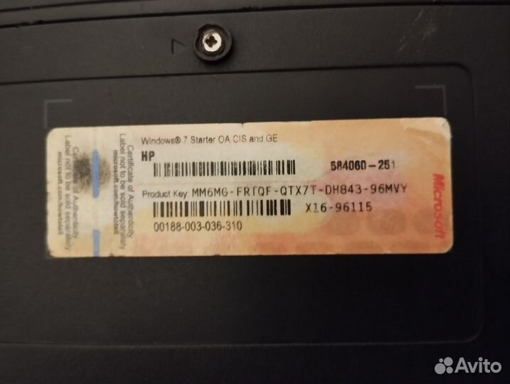 Ноутбук HP 625