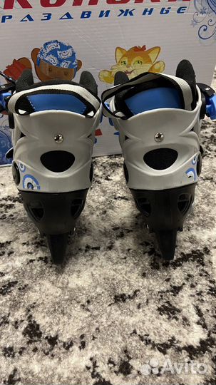 Ролики-коньки раздвижные р-р 29-32