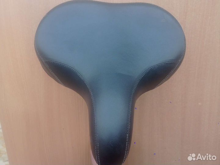 Сиденье на велосипед широкое мягкое