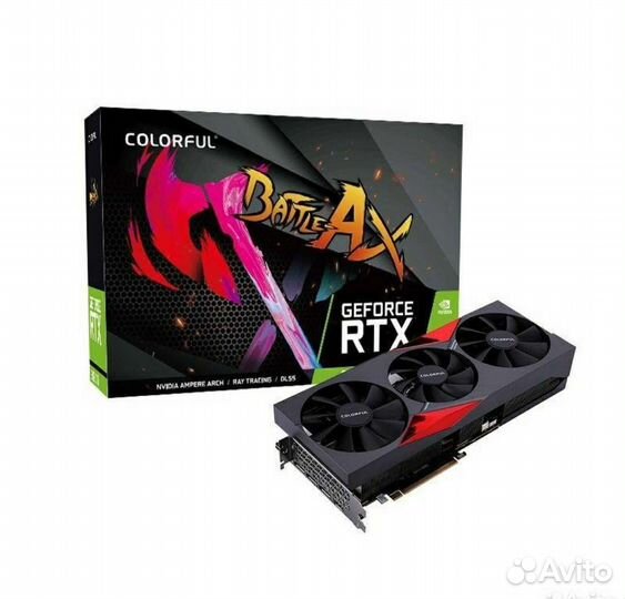 Видеокарта rtx 3090 ti Colorful BattleAX 24 gb