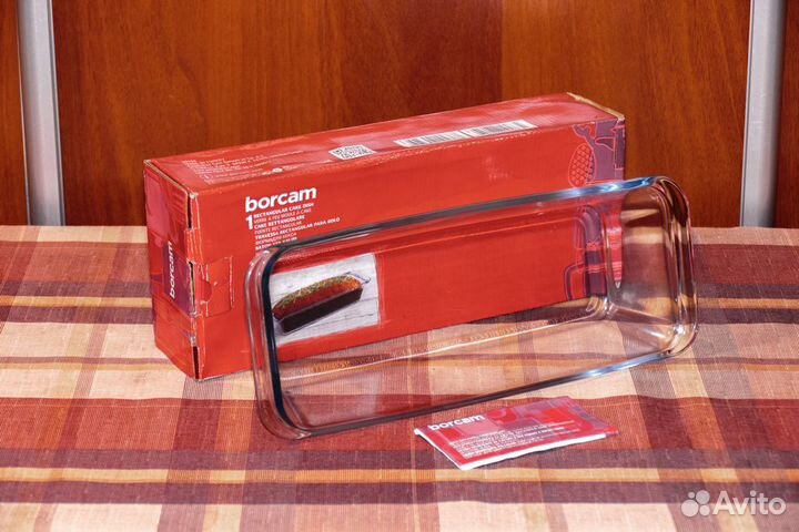 Форма для запекания стекляная 30см новая Турция