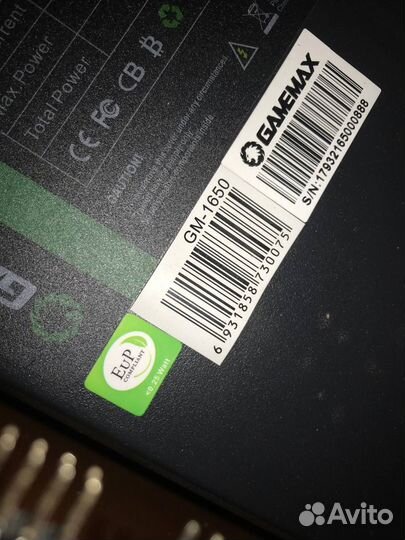 Блок питания 1650вт gamemax gm-1650