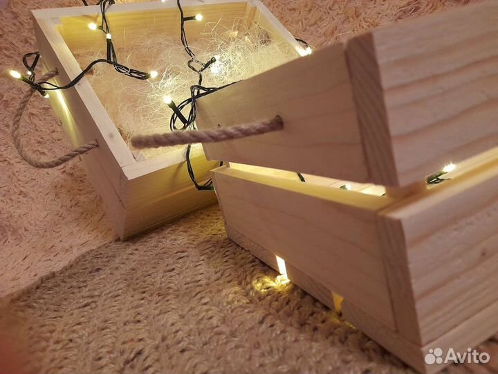 Коробка деревянная