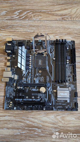 Материнская плата asus prime H270M-plus LGA1151