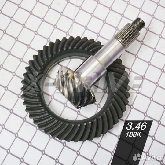 Главная пара 3,46 188К тип для bmw e46, e39, e60