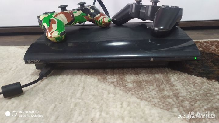 Игровая приставка ps3 super slim прошитая